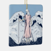 Mose und das Meer Keramikornament (Rechts)