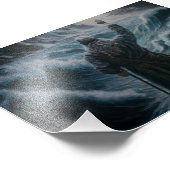 Mose und das Rote Meer, Bibelkunst, Christliche Ku Fotodruck (Ecke)