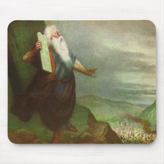 Mose und die zehn Gebote, Vintage Religion Mousepad (Vorne)