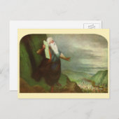 Mose und die zehn Gebote, Vintage Religion Postkarte (Vorne/Hinten)