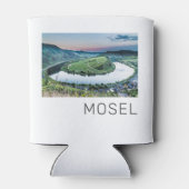 Moselle Calmont Loop Bremm Sunset River Souvenir Dosenkühler (Rückseite)