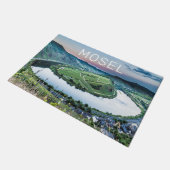 Moselle Calmont Loop Bremm Sunset River Souvenir Fußmatte (Schrägansicht)
