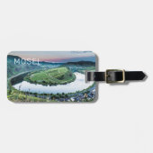 Moselle Calmont Loop Bremm Sunset River Souvenir Gepäckanhänger (Vorderseite horizontal)