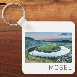 Moselle Calmont Loop Bremm Sunset River Souvenir Schlüsselanhänger