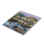 Moselle Ediger Eller Sunset River Cochem Souvenir Fliese (Seite)