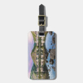 Moselle Ediger Eller Sunset River Cochem Souvenir Gepäckanhänger (Vorderseite vertikal)