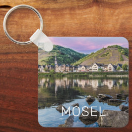 Moselle Ediger Eller Sunset River Cochem Souvenir Schlüsselanhänger