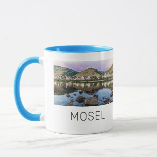 Moselle Ediger Eller Sunset River Cochem Souvenir Tasse (Links)