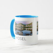 Moselle Ediger Eller Sunset River Cochem Souvenir Tasse (Vorderseite Links)