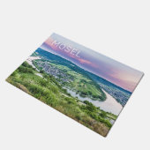 Moselle Loop Sunset Kroev Panorama Deutschland Fußmatte (Schrägansicht)