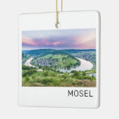 Moselle Loop Sunset Kroev Panorama Deutschland Keramikornament (Links)