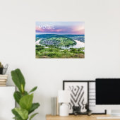 Moselle Loop Sunset Kroev Panorama Deutschland Poster (Heimbüro)