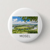 Moselle Loop Trittenheim Panorama Deutschland Souv Button (Vorderseite)