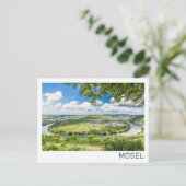 Moselle Loop Trittenheim Panorama Deutschland Souv Feiertagspostkarte (Stehend Vorderseite)
