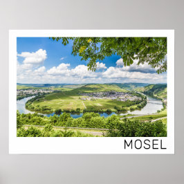 Moselle Loop Trittenheim Panorama Deutschland Souv Poster