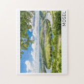Moselle Loop Trittenheim Panorama Deutschland Souv Puzzle (Vertikal)