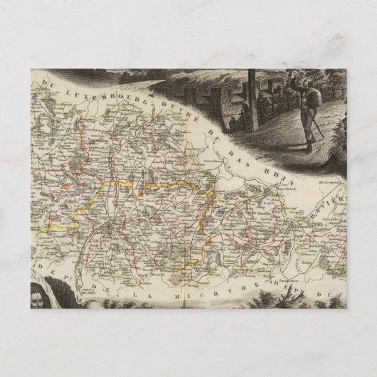 Moselle Postkarte (Vorderseite)