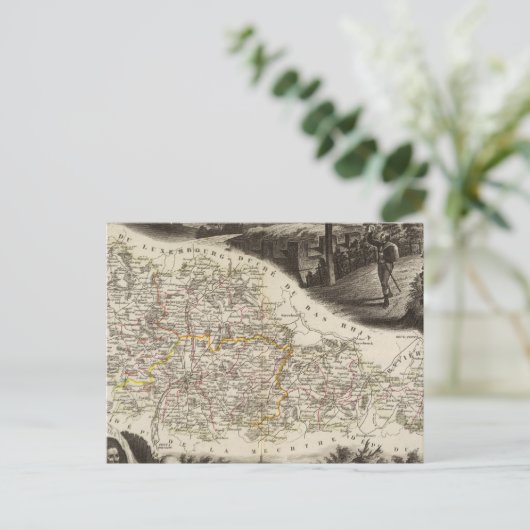 Moselle Postkarte (Stehend Vorderseite)