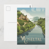 Moseltal Deutschland Vintag Postkarte (Vorne/Hinten)