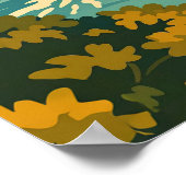 Moseltal Germany Vintage Travel  Poster (Ecke)