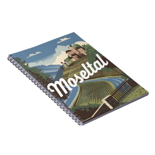 Moseltal Vintag Notizblock (Rechte Seite)