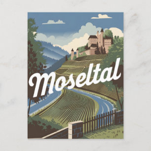 Moseltal Vintag Postkarte