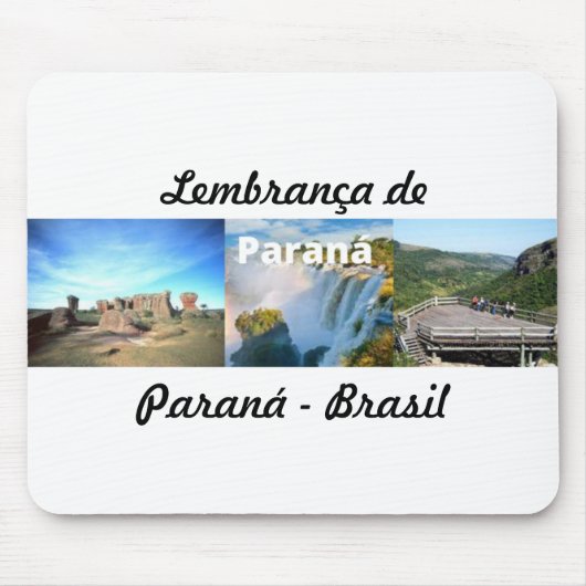 Mosepad Erinnerung an Paraná Brasilien Mousepad (Vorne)