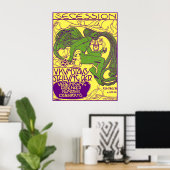 Moser Poster: Ausstellung zur Sezession in Wien Poster (Heimbüro)