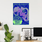 Moser Poster: Ausstellung zur Sezession in Wien Poster (Heimbüro)