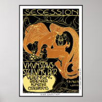 Moser Poster: Ausstellung zur Sezession in Wien