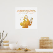 Moses - 10 Gebote - Bestes Gebot Poster (Küche)