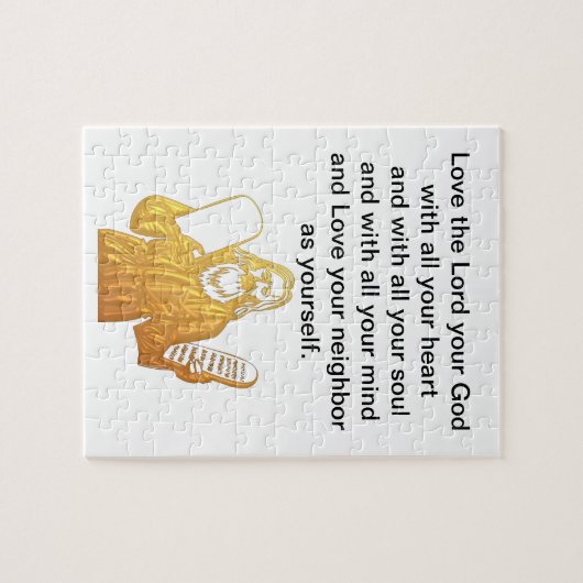 Moses - 10 Gebote - beststes Gebot Puzzle (Horizontal)