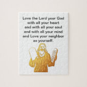 Moses - 10 Gebote - beststes Gebot Puzzle (Vertikal)