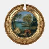 Moses and the Burning Bush Advent Jesse Tree Ornament Aus Metall (Vorderseite)