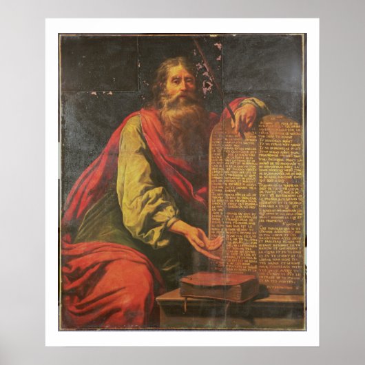 Moses and the Tablets of the Law Poster (Vorne)