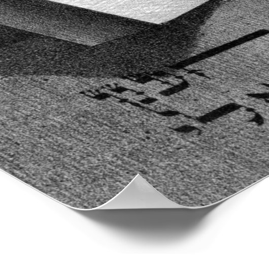 "Moses and the Ten Commandations" - Druck/Plakat Poster (Ecke)