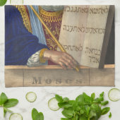"Moses and the Ten Commandments" Küchentücher (Gefaltet)