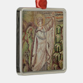 Moses auf Berg Sinai Silbernes Ornament (Rechts)