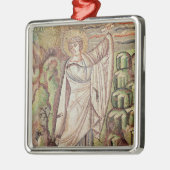 Moses auf Berg Sinai Silbernes Ornament (Links)