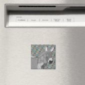 Moses Black & White Art Magnet (In Situ (Geschirrspüler))