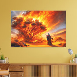 Moses Burning Bush Canvas Print Picture 1 Leinwanddruck