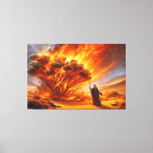 Moses Burning Bush Canvas Print Picture 1 Leinwanddruck (Vorderseite)