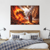 Moses Burning Bush Canvas Print Picture 2 Leinwanddruck (Insitu (Schlafzimmer))