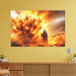 Moses Burning Bush Canvas Print Picture 5 Leinwanddruck