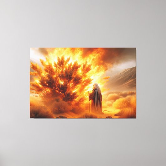 Moses Burning Bush Canvas Print Picture 5 Leinwanddruck (Vorderseite)