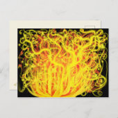 Moses Burning Bush Feuer Christliche Prophezeiung Postkarte (Vorne/Hinten)