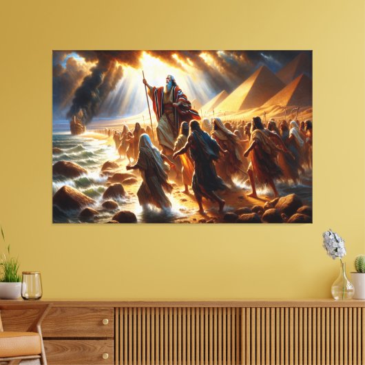 Moses Canvas Print Picture 2 Leinwanddruck (Insitu (Wohnzimmer))