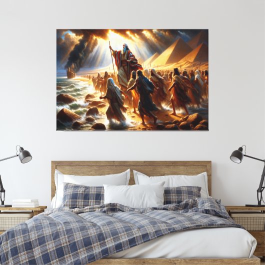 Moses Canvas Print Picture 2 Leinwanddruck (Insitu (Schlafzimmer))