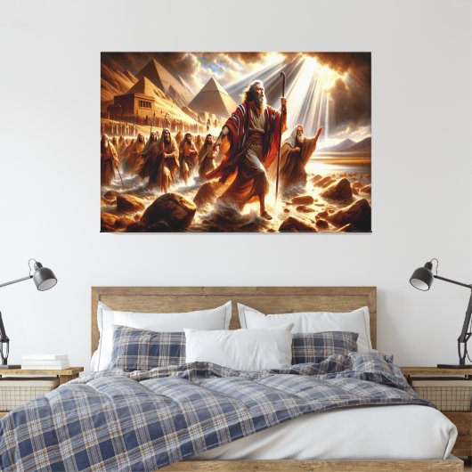 Moses Canvas Print Picture 3 Leinwanddruck (Insitu (Schlafzimmer))