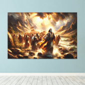 Moses Canvas Print Picture 4 Leinwanddruck (Insitu (Holzboden))
